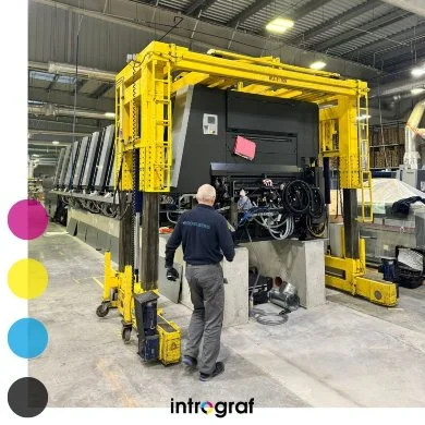 Montaż nowej maszyny Heidelberg Speedmaster model XL106-7+L