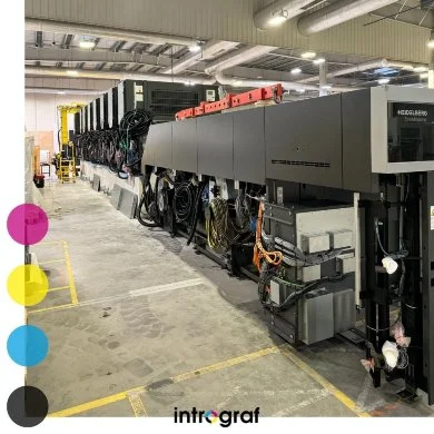 Montaż nowej maszyny Heidelberg Speedmaster model XL106-7+L